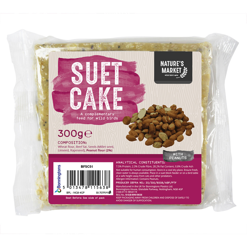 Natures Market Wild Bird Food Nut Peanut Suet Cake 300g BFSC01 Best reviews of ???? Nature's Market Natures Market Wild Bird Food Nut Peanut Suet Cake 300g BFSC01 ✨ -Everbuild shop unnamed file 101