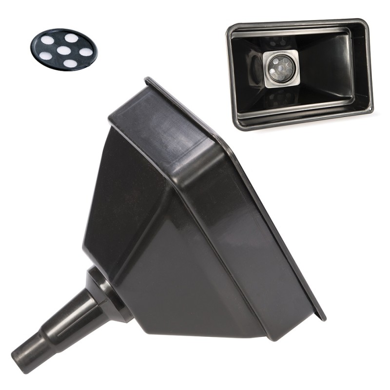 Heavy Duty Large Garage Oil Funnel & Fuel Filter FG12 Brand new ⌛ Silverline Tools Heavy Duty Large Garage Oil Funnel & Fuel Filter FG12 ???? -Everbuild shop unnamed file 1031