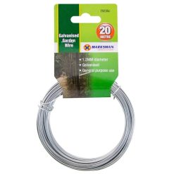 Coupon ???? Marksman Garden Wire Galvanised Multi Purpose 1.2mm 20m 70235C ????