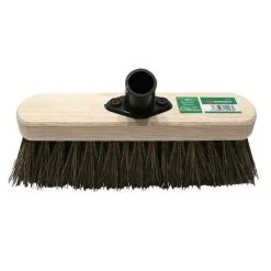 Wholesale ✨ Marksman Stiff Natural Bassine Garden Broom Head 10 Inch 24003C 🥰