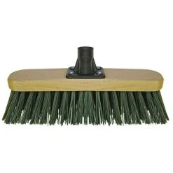 Coupon 👍 Marksman Stiff PVC Green Garden Broom Head 12 Inch 24006C 🔔
