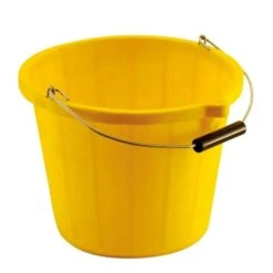 Best deal 🎉 Prodec Heavy Duty Yellow Builders Bucket YB 14 Litre 🛒