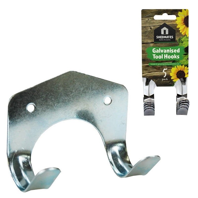 Best Sale ???? Shedmates Garden Accessories Shedmates Galvanised Garden Tool Wall Storage Hooks Medium 5pk GS5H ✔️ 1 Best Sale ???? Shedmates Garden Accessories Shedmates Galvanised Garden Tool Wall Storage Hooks Medium 5pk GS5H ✔️