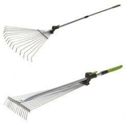 Cheap ✨ Silverline Tools Silverline Garden Leaf Grass Rake Telescopic Adjustable 228465 ????