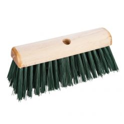 Best Sale ❤️ Silverline Tools Silverline Stiff PVC Green Garden Saddleback Yard Broom Head 330mm 13 Inch 196579 ❤️