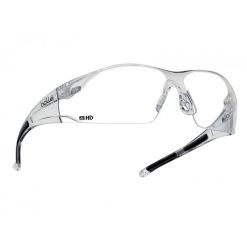 Budget ✨ Bolle Safety Glasses Bolle Clear HD Wrap Around Rush Safety Glasses - RUSHDPI ????