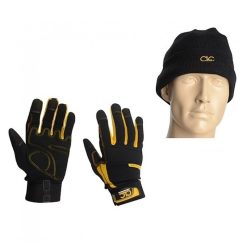Deals ✔️ CLC Work Gear CLC Construction Work Gloves And Beanie Hat PK3015 ????