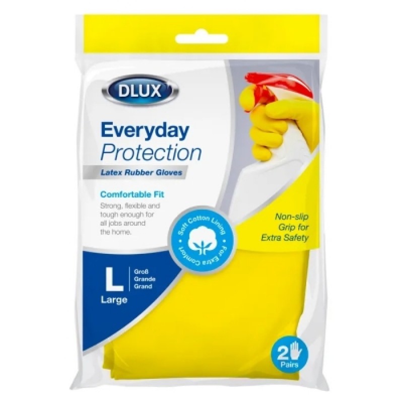 Dlux Heavy Duty Large Latex Rubber Cleaning Gloves 2 Pairs 2293 Best deal ✨ Duzzit Dlux Heavy Duty Large Latex Rubber Cleaning Gloves 2 Pairs 2293 ???? -Everbuild shop unnamed file 1371