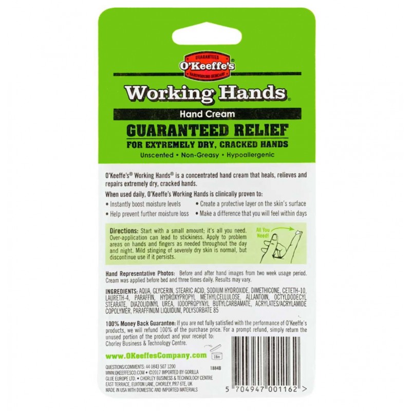 OKeeffes Working Hands Hand Protection Repair Cream 96g 7044001 New ⌛ OKeeffes Working Hands Hand Protection Repair Cream 96g 7044001 ???? -Everbuild shop unnamed file 1397