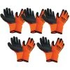 New ✨ Scan Hi-Vis Latex Thermal Work Gloves Extra Large 5 Pairs SCAGLOKSTH5X 💯