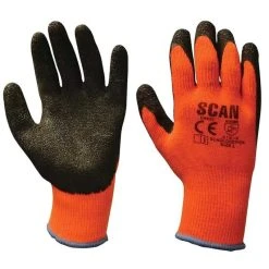 Budget 😉 Scan Hi-Vis Latex Thermal Work Gloves Large 5 Pairs SCAGLOKSTH5 ⭐ -Everbuild shop unnamed file 1416