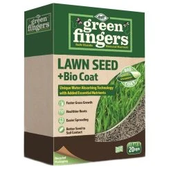 Brand new 😍 Doff Green Fingers Lawn Seed + Bio 🧥 Coat Lawn Grass Seed 500g F-LC-500-DGF 👍