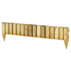 Brand new ???? Kingfisher Garden Kingfisher Wood Log Garden Lawn Flower Border Edging 1m Panel LE3 ✨ -Everbuild shop unnamed file 161