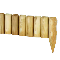 Brand new ???? Kingfisher Garden Kingfisher Wood Log Garden Lawn Flower Border Edging 1m Panel LE3 ✨ -Everbuild shop unnamed file 162