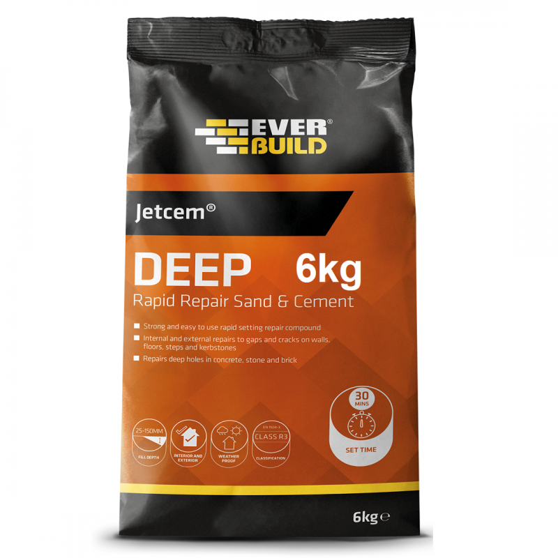Brand new ???? Everbuild JetCem Rapid Setting Premix 6kg Premix Sand Cement JETMIX6 ???? 1 Brand new ???? Everbuild JetCem Rapid Setting Premix 6kg Premix Sand Cement JETMIX6 ????
