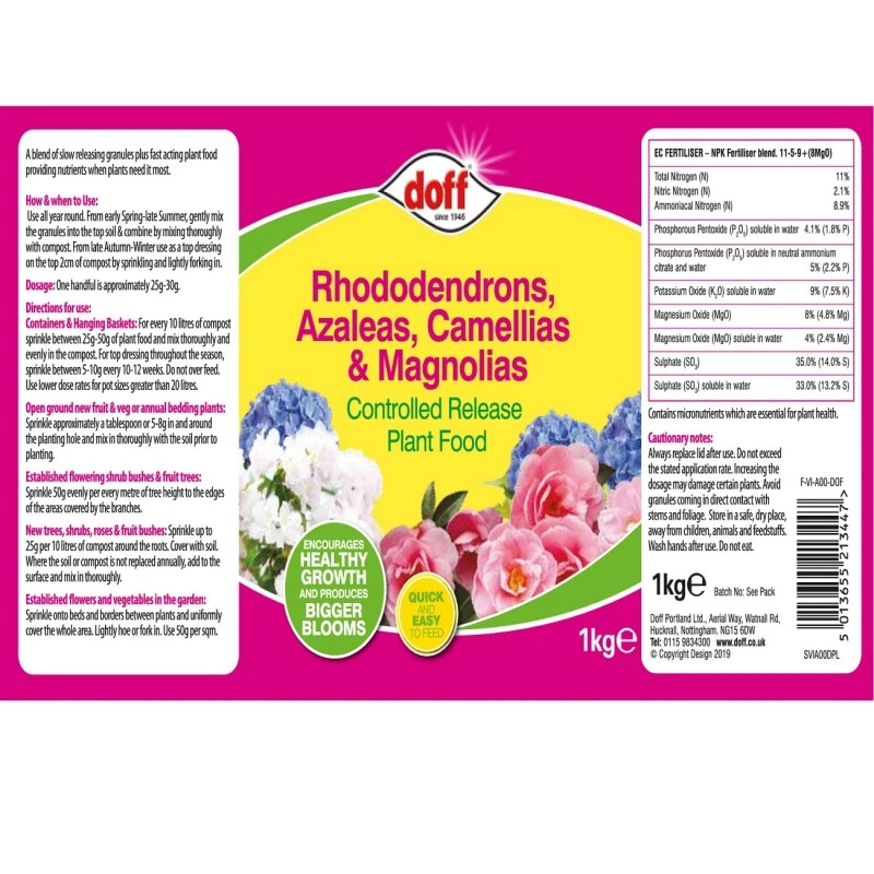 Top 10 ๐งจ Doff Azalea Camellia Magnolia Rhododendron Ericaceous Plant Food 1kg FVIA00DOF ๐ 5 Top 10 ๐งจ Doff Azalea Camellia Magnolia Rhododendron Ericaceous Plant Food 1kg FVIA00DOF ๐ - Image 5
