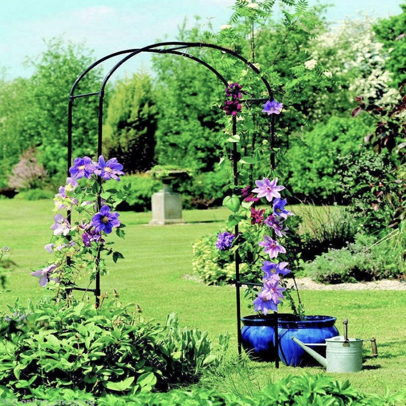 Kingfisher Garden Arch Metal Tubular Rose Climbing Plant Archway 2.4m WARCH Best deal ???? Kingfisher Garden Arch Metal Tubular Rose Climbing Plant Archway 2.4m WARCH ???? -Everbuild shop unnamed file 1960