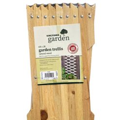 Coupon ???? Kingfisher Garden Plant Riveted Wood Trellis Natural 6ft X 2ft TR2HD ✔️ -Everbuild shop unnamed file 1989