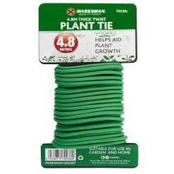 Cheap ⌛ Marksman Garden Plant Support Green Tie Wire 4mm 4.8m 70038C ????