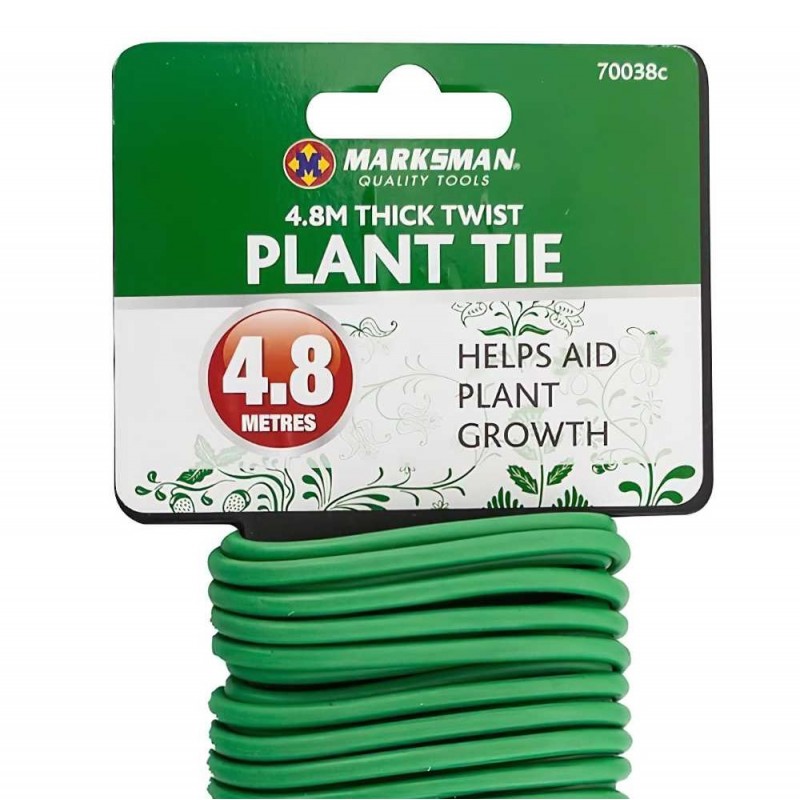 Marksman Garden Plant Support Green Tie Wire 4mm 4.8m 70038C Cheap ⌛ Marksman Garden Plant Support Green Tie Wire 4mm 4.8m 70038C ???? -Everbuild shop unnamed file 1999