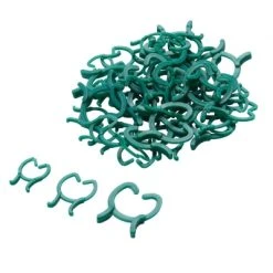 Hot Sale 🧨 Silverline Tools Silverline Garden Plant Support Rings Green Ties 3 Sizes 50pk 856168 🎉