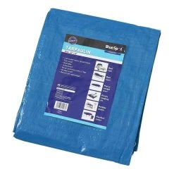 Wholesale ⌛ Blue Spot Tools Tarpaulin Light Weight Large 3.6m X 2.4m 45923 Bluespot 🤩