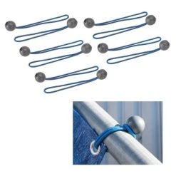Wholesale 👏 Silverline Tools Tarpaulin And Tent Ball Bungee Tie Downs 237045 Pack Of 10 ⌛