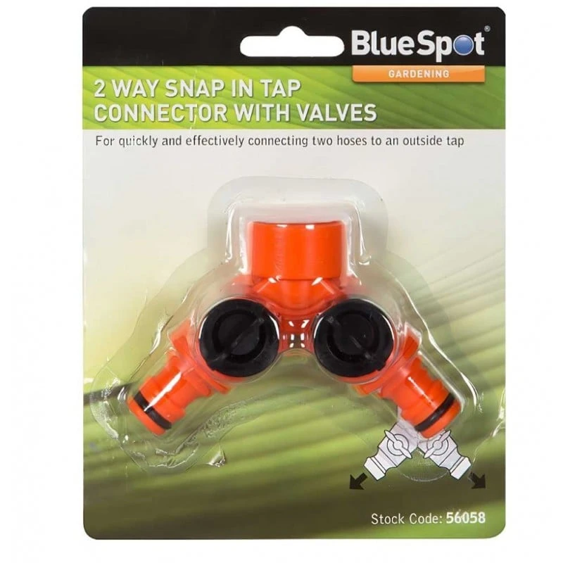 Promo ๐ Blue Spot Tools 2 Way Garden Hose Pipe Valved Tap Connector 56058 ๐ 2 Promo ๐ Blue Spot Tools 2 Way Garden Hose Pipe Valved Tap Connector 56058 ๐ - Image 2