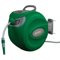 Promo 👍 FaithFull Tools Faithfull Auto Rewind Garden Hose Pipe Wall Mounted Reel 30m ✨