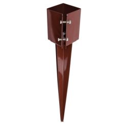 Discount ???? Fixman UK Fixman Drive In Clamping Garden Metal Fence Post Spike 100mm 4 Inch Timber ????