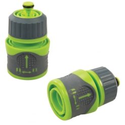 Cheap ???? Silverline Tools Silverline Garden Hose Pipe Soft Grip Quick Water Stop Tap Connector 593420 ✨