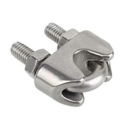 Promo 🛒 Fixman UK Fixman Wire Rope Securing Clamp Clips M8 10pk 784641 ❤️