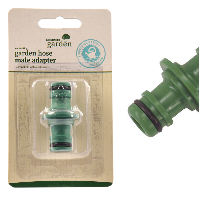 Kingfisher Double Male Garden Hose Pipe Straight Adapter Joiner 601MALESNCP Outlet ???? Kingfisher Garden Kingfisher Double Male Garden Hose Pipe Straight Adapter Joiner 601MALESNCP β -Everbuild shop unnamed file 244