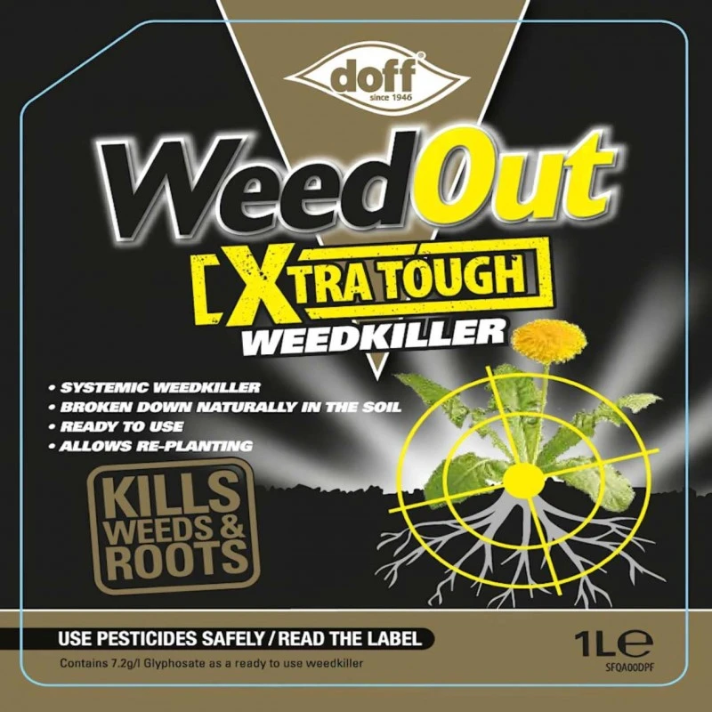 Outlet 👏 Doff Weedout Extra Tough Weedkiller RTU Spray Weed Killer 1 Litre F-FQ-A00-DOF ✔️ 2 Outlet 👏 Doff Weedout Extra Tough Weedkiller RTU Spray Weed Killer 1 Litre F-FQ-A00-DOF ✔️ - Image 2