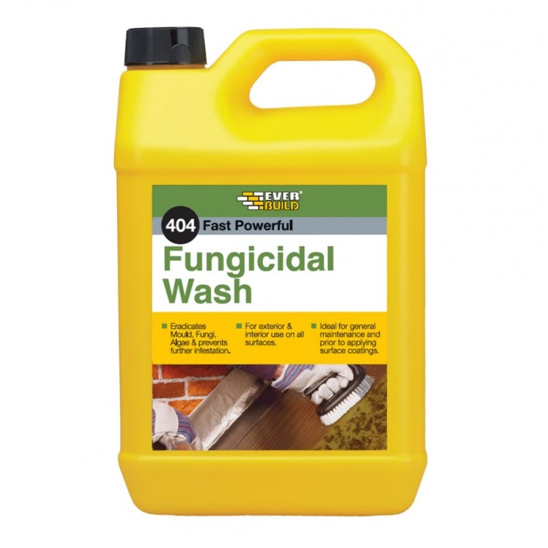 New ???? Everbuild 404 Fungicidal Wash Moss Mould Remover 5 Litre FUN5 ???? 1 New ???? Everbuild 404 Fungicidal Wash Moss Mould Remover 5 Litre FUN5 ????