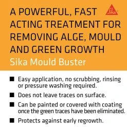 Best reviews of 🔔 Sika Mould Buster Concentrate Kills Moss Algae Mould 5 Litre SKMBUST5 ✔️ -Everbuild shop unnamed file 2612