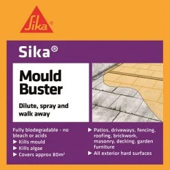 Best reviews of 🔔 Sika Mould Buster Concentrate Kills Moss Algae Mould 5 Litre SKMBUST5 ✔️ -Everbuild shop unnamed file 2613