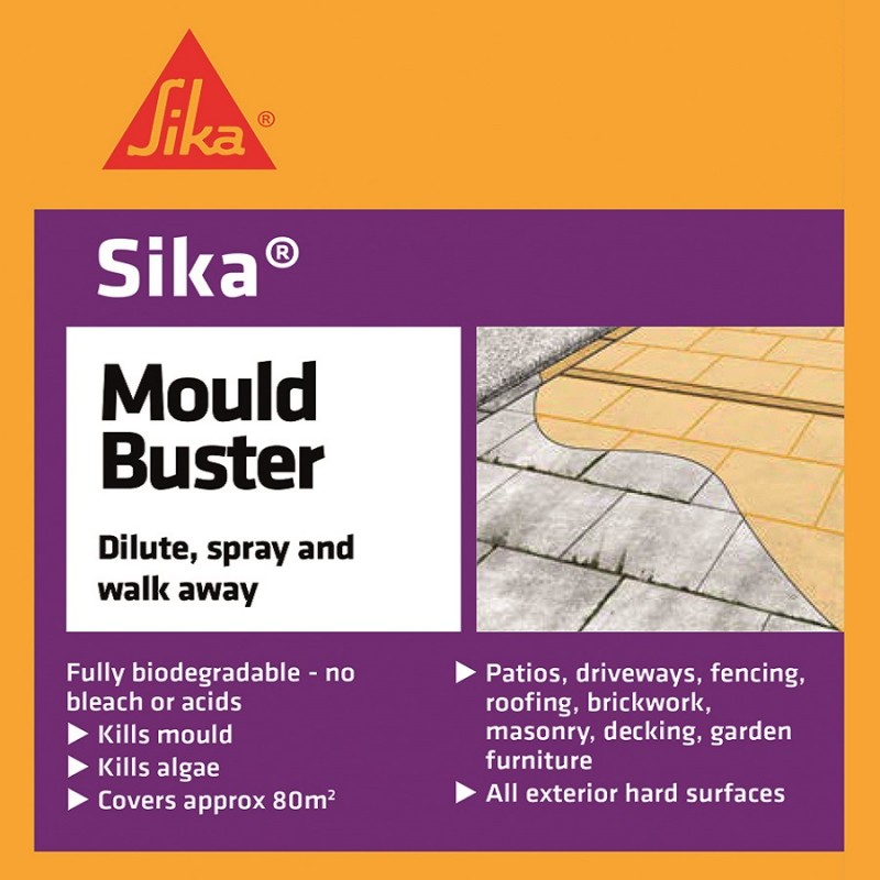 Sika Mould Buster Concentrate Kills Moss Algae Mould 5 Litre SKMBUST5 Best reviews of ???? Sika Mould Buster Concentrate Kills Moss Algae Mould 5 Litre SKMBUST5 ✔️ -Everbuild shop unnamed file 2613