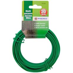 Discount ???? Marksman Garden Wire Green Plastic ???? Coated Multi Purpose 2mm 20m 70239C ????