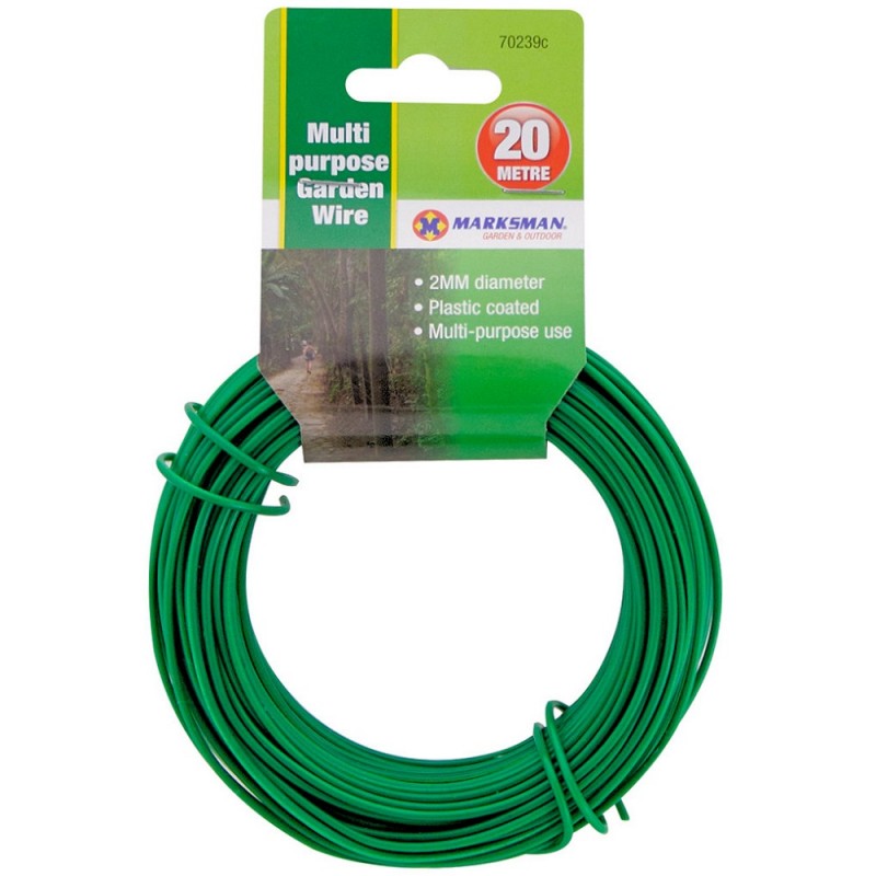 Marksman Garden Wire Green Plastic Coated Multi Purpose 2mm 20m 70239C Discount ???? Marksman Garden Wire Green Plastic ???? Coated Multi Purpose 2mm 20m 70239C ???? -Everbuild shop unnamed file 276