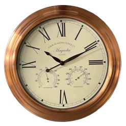 Top 10 ???? Kingfisher Garden Four Seasons Vintage Magnolia Home Garden Clock Thermometer GCLOCK12 ????