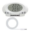 Best Sale ???? Silverline Tools Silverline Indoor Outdoor Greenhouse Thermometer Inc Probe 675133 ????
