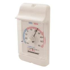 Brand new 🧨 Silverline Tools Silverline Min Max Dial House Garden Greenhouse Thermometer 573268 ✔️