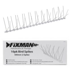 Outlet ✔️ Fixman UK Fixman Bird Protection Spikes Polycarbonate Base 10pk 196319 ✨