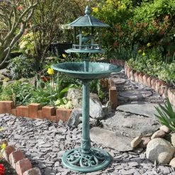 Deals ⭐ Nature's Market Natures Market Decorative Garden Bird Bath Sheltered Feeding Table BB01 👍 -Everbuild shop unnamed file 371