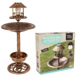 Deals ???? Nature's Market Natures Market Decorative Solar Light Garden Bird Bath Feeding Table BBSOLAR ????