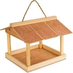 Outlet ❤️ Nature's Market Natures Market Hanging Covered Wooden Feeder Garden Bird Table HBT 🌟 17 Outlet ❤️ Nature's Market Natures Market Hanging Covered Wooden Feeder Garden Bird Table HBT 🌟 -Everbuild shop unnamed file 397
