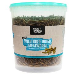 Top 10 ???? Nature's Market Natures Market Wild Bird Food Dried Mealworms 100g Tub BFMW01 ????