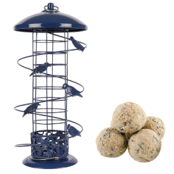 Promo ✨ Nature's Market Natures Market Finch Fat Ball Suet Ball Bird Food Feeder Blue BFBF ????