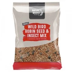 Best Sale 😀 Nature's Market Natures Market Wild Bird Food Robin Seed And Insect Mix 900g BFWF02 🔔